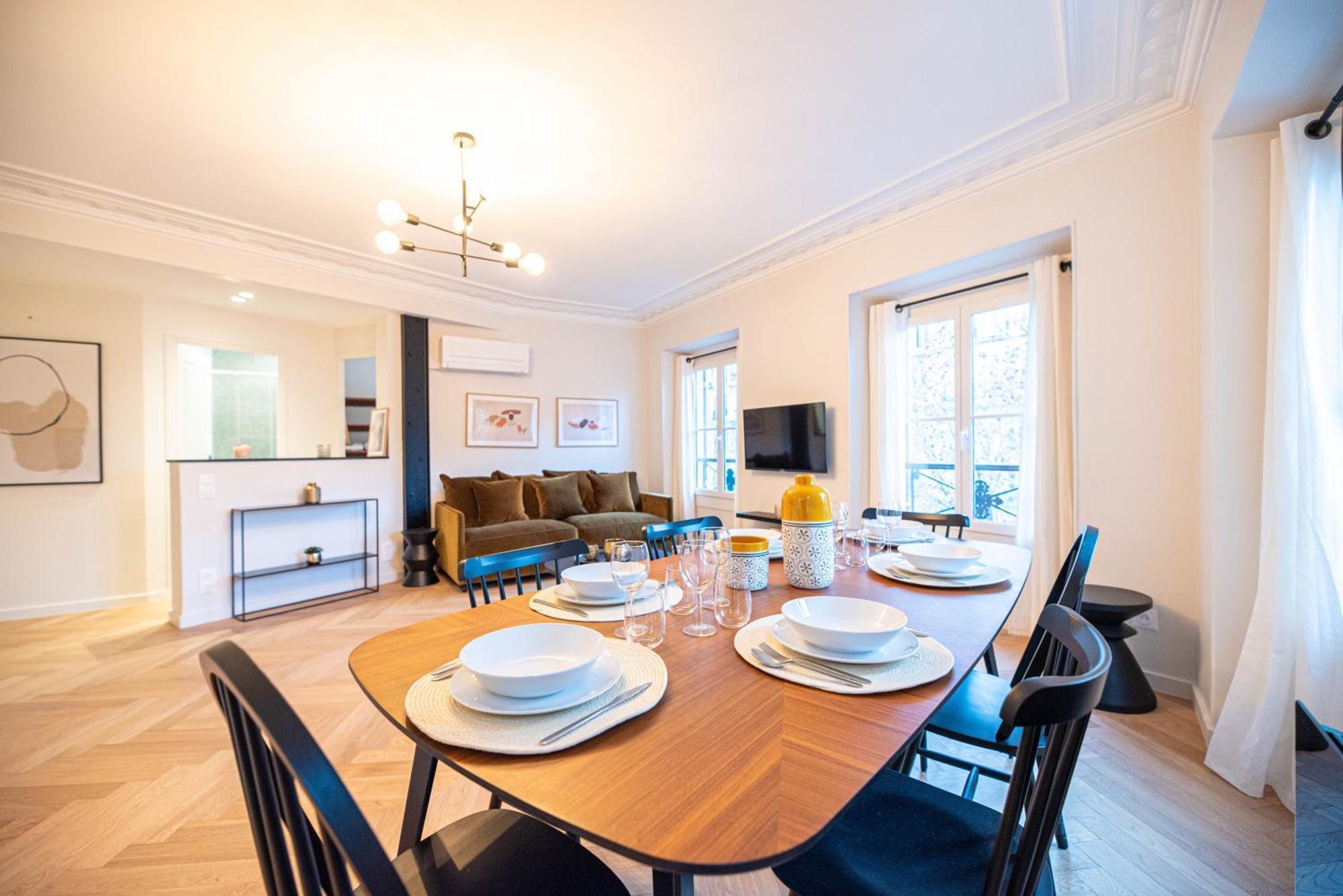 Luxury Apartments In Paris Center Rum bild